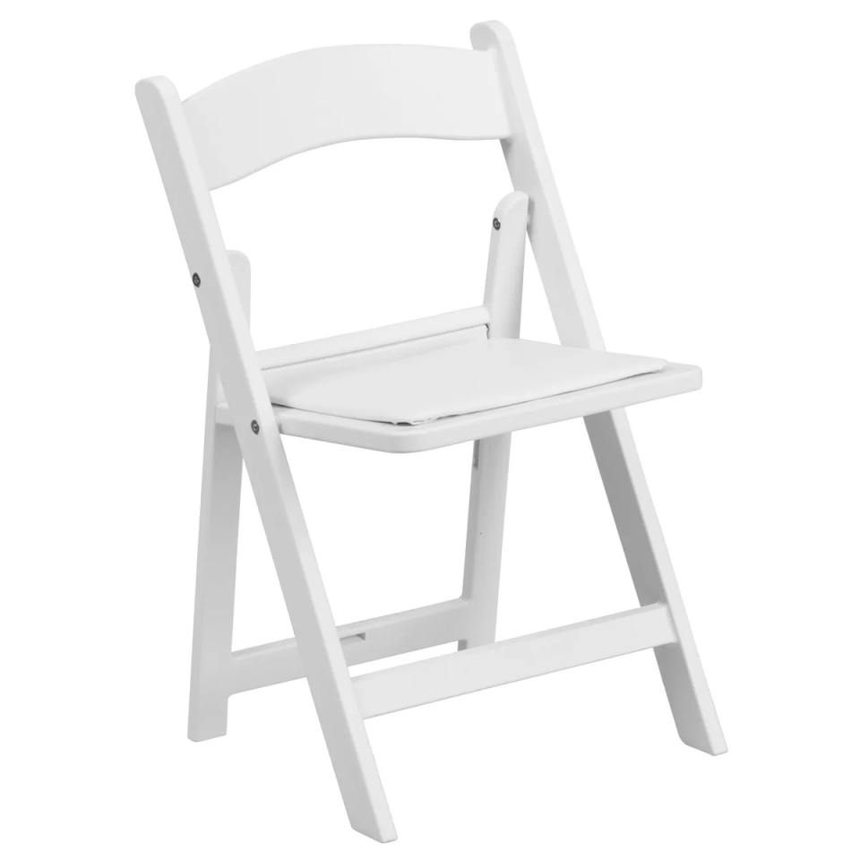 Kid's Padded Garden Chair - White